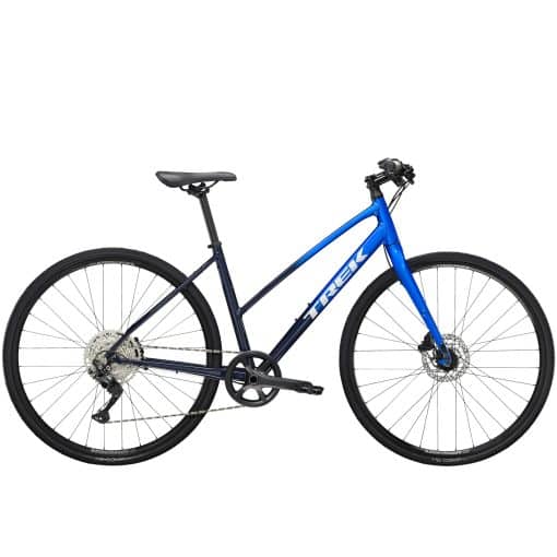 Trek FX 3 Disc Stagger Citybike Alpine Blue to Deep Dark Blue Fade