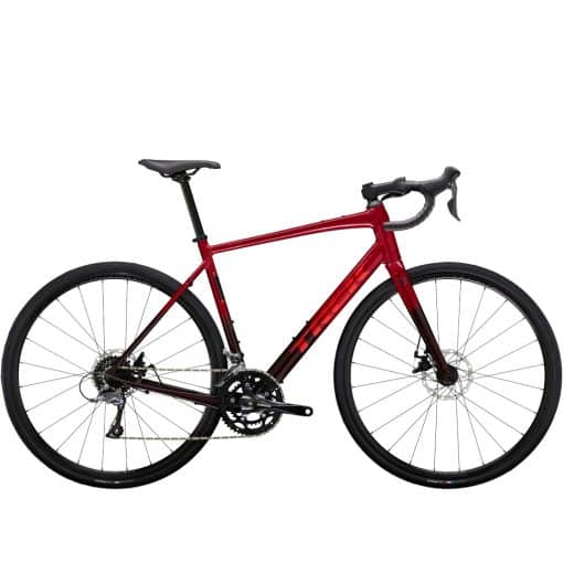 Trek Domane AL 2 Gen 4 Racercykel Crimson to Dark Carmine Fade